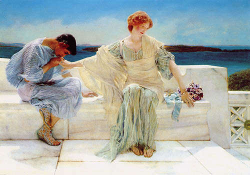 Ask Me No More by Lawrence Alma-Tadema
